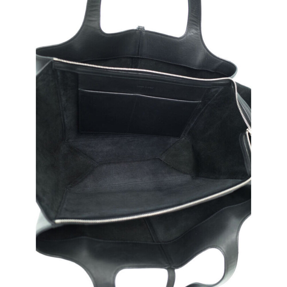Celine Trifold Tote Grained Leather Shoulder Bag - Picture 3 of 9